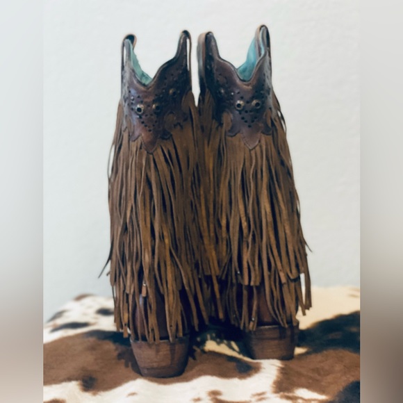 Corral Vintage Fringe Boots - Picture 4 of 10